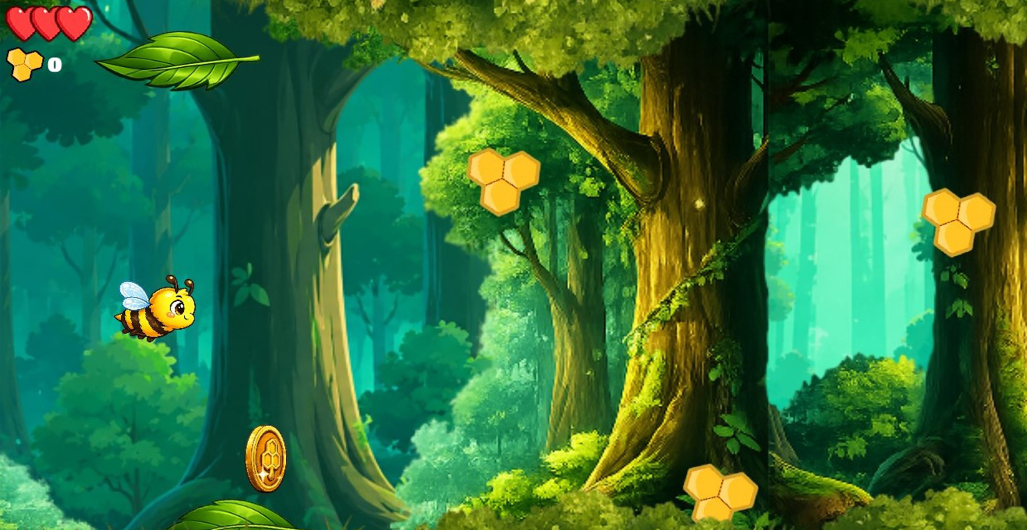 Captura de tela do Bee Adventure